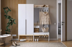 Прихожая Баско К1 белое дерево в Советском - sovetskij.mebel-tymen.ru | фото