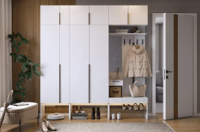 Прихожая Баско К10 белое дерево в Советском - sovetskij.mebel-tymen.ru | фото