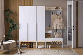 Прихожая Баско К11 белое дерево в Советском - sovetskij.mebel-tymen.ru | фото
