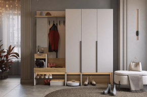 Прихожая Баско К11 кашемир/дуб крафт золотой в Советском - sovetskij.mebel-tymen.ru | фото