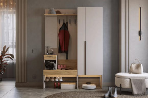 Прихожая Баско К2 кашемир/дуб крафт золотой в Советском - sovetskij.mebel-tymen.ru | фото