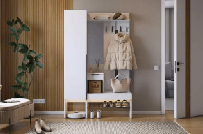 Прихожая Баско К3 белое дерево в Советском - sovetskij.mebel-tymen.ru | фото