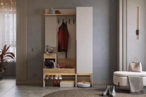 Прихожая Баско К3 кашемир/дуб крафт золотой в Советском - sovetskij.mebel-tymen.ru | фото