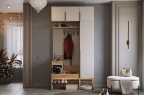 Прихожая Баско К4 кашемир/дуб крафт золотой в Советском - sovetskij.mebel-tymen.ru | фото