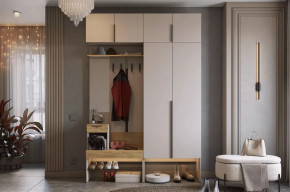 Прихожая Баско К5 кашемир/дуб крафт золотой в Советском - sovetskij.mebel-tymen.ru | фото