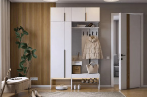 Прихожая Баско К6 белое дерево в Советском - sovetskij.mebel-tymen.ru | фото