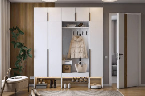 Прихожая Баско К7 белое дерево в Советском - sovetskij.mebel-tymen.ru | фото
