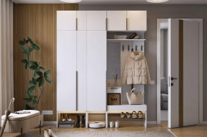 Прихожая Баско К9 белое дерево в Советском - sovetskij.mebel-tymen.ru | фото