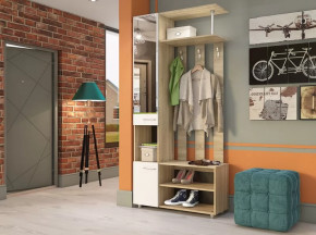 Прихожая Бруно Дуб сонома/Белый СТЛ.317.01 в Советском - sovetskij.mebel-tymen.ru | фото