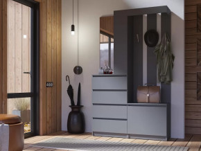 Прихожая Челси графит в Советском - sovetskij.mebel-tymen.ru | фото