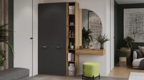 Прихожая «Глосс» №1 Яблоня Беллуно, Стекло Графит матовый в Советском - sovetskij.mebel-tymen.ru | фото