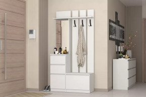 Прихожая Хилтон Белый в Советском - sovetskij.mebel-tymen.ru | фото