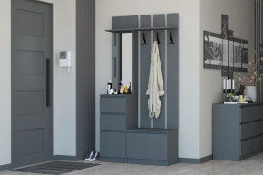 Прихожая Хилтон Графит в Советском - sovetskij.mebel-tymen.ru | фото