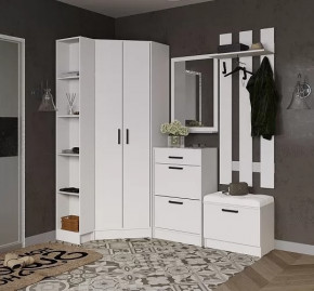 Прихожая "Кевин" Микон (белый) в Советском - sovetskij.mebel-tymen.ru | фото