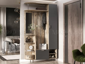 Прихожая Лика №2 1,2 м Дуб юкон, Графит в Советском - sovetskij.mebel-tymen.ru | фото