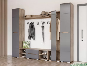 Прихожая Наоми графит нубук в Советском - sovetskij.mebel-tymen.ru | фото