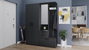 Прихожая «Витра» №4 Антрацит в Советском - sovetskij.mebel-tymen.ru | фото