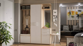 Прихожая «Витра» Дуб сонома/Белый ясень в Советском - sovetskij.mebel-tymen.ru | фото