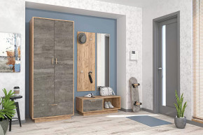 Прихожая Эго, набор №КТ-2, дуб крафт золотой/камень темный Диал в Советском - sovetskij.mebel-tymen.ru | фото