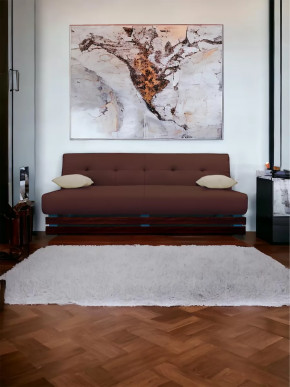 Прямой диван манго 1 Нео Шоколад/Подушки Нео Латте в Советском - sovetskij.mebel-tymen.ru | фото