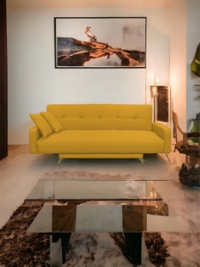 Прямой диван с подлокотниками манго 3 Савана Елоу в Советском - sovetskij.mebel-tymen.ru | фото