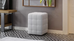 Пуф «Аристо» к/з Гольф белый в Советском - sovetskij.mebel-tymen.ru | фото