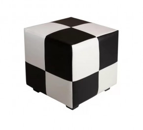 Пуф детский квадратный Марио (черно-белый) в Советском - sovetskij.mebel-tymen.ru | фото