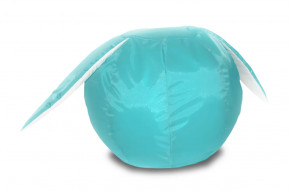 Пуф-мешок "Зайка" малое, цвет бирюзово-белый в Советском - sovetskij.mebel-tymen.ru | фото