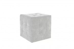 Пуф Рубик 2 галька (велюр) в Советском - sovetskij.mebel-tymen.ru | фото