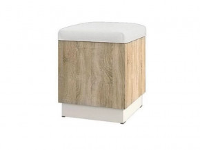 Пуфик Эдем-1 Секция-18 Дуб сонома/Белый жемчуг в Советском - sovetskij.mebel-tymen.ru | фото