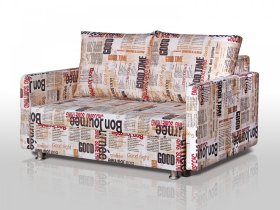 Диван Реал 140 с подлокотниками Газета в Советском - sovetskij.mebel-tymen.ru | фото