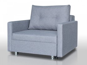 Кресло-кровать Реал 80 с подлокотниками грей в Советском - sovetskij.mebel-tymen.ru | фото