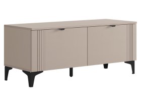 Тумба Рич кашемир/фрапучино матовый/черный в Советском - sovetskij.mebel-tymen.ru | фото