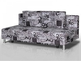 Диван Комфорт Лайт без подлокотников 2 подушки принт Рок в Советском - sovetskij.mebel-tymen.ru | фото