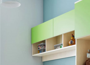 Секция навесная "Киви" №6 в Советском - sovetskij.mebel-tymen.ru | фото