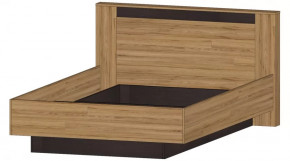 Серия Бостон Кровать 1400 дуб вотан/венге в Советском - sovetskij.mebel-tymen.ru | фото