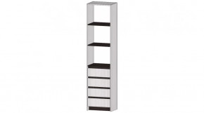 Серия Бостон Стеллаж 4 ящика анкор светлый в Советском - sovetskij.mebel-tymen.ru | фото