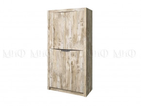 Шкаф 2-х створчатый Ривьера Дуб Юкон, Бетон темный в Советском - sovetskij.mebel-tymen.ru | фото