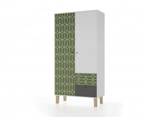 Шкаф 2-х створчатый "Story" (Овалы) в Советском - sovetskij.mebel-tymen.ru | фото