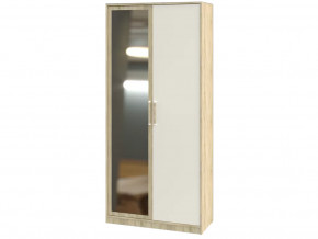 Шкаф 2-х створчатый Эдем-1 Секция-5 Дуб сонома/Белый жемчуг в Советском - sovetskij.mebel-tymen.ru | фото