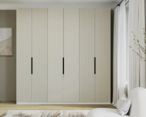 Шкаф 2250 Капучино нубук Аква в Советском - sovetskij.mebel-tymen.ru | фото