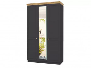 Шкаф 3-х створчатый Лиана-1 Дуб Крафт Золотой/Графит в Советском - sovetskij.mebel-tymen.ru | фото