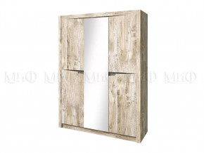 Шкаф 3-х створчатый Ривьера Дуб Юкон, Бетон темный в Советском - sovetskij.mebel-tymen.ru | фото