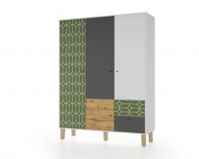 Шкаф 3-х створчатый "Story" (Овалы) в Советском - sovetskij.mebel-tymen.ru | фото