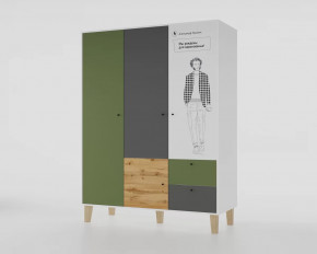 Шкаф 3-х створчатый "Story" (Пушкин) в Советском - sovetskij.mebel-tymen.ru | фото