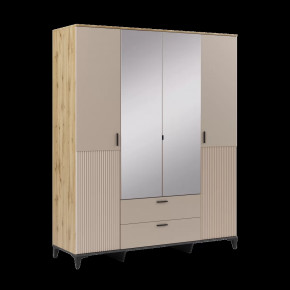 Шкаф 4-х дверный с ящиками Дюна №2 в Советском - sovetskij.mebel-tymen.ru | фото