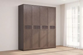 Шкаф 4-х створчатый Кэт-4 Венге Диал в Советском - sovetskij.mebel-tymen.ru | фото