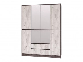 Шкаф 4-х створчатый Милана Секция-22 Ясень анкор/Дуб эльза в Советском - sovetskij.mebel-tymen.ru | фото