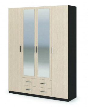 Шкаф 4х створчатый Гармония ШК 602 М Белфорт/Венге в Советском - sovetskij.mebel-tymen.ru | фото