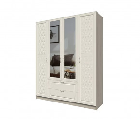 Шкаф четырехдверный с зеркалом "Париж" № 1 в Советском - sovetskij.mebel-tymen.ru | фото